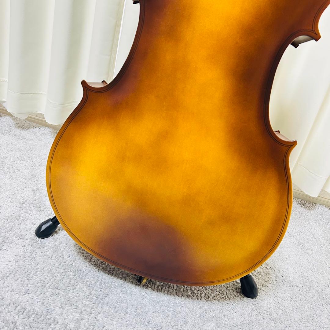 【極美品】チェロ 4/4フルサイズ 弓付き 入門 初心者 弦楽器