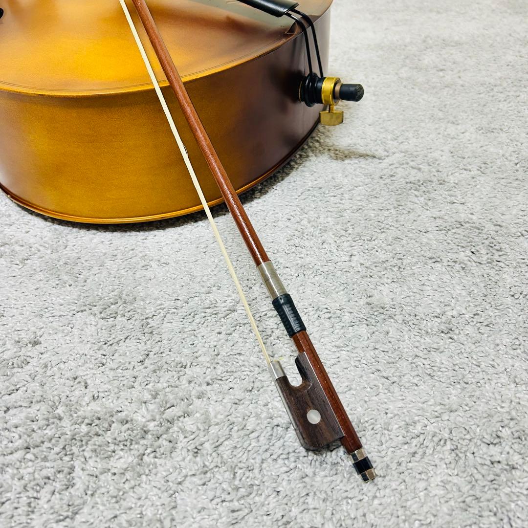 【極美品】チェロ 4/4フルサイズ 弓付き 入門 初心者 弦楽器
