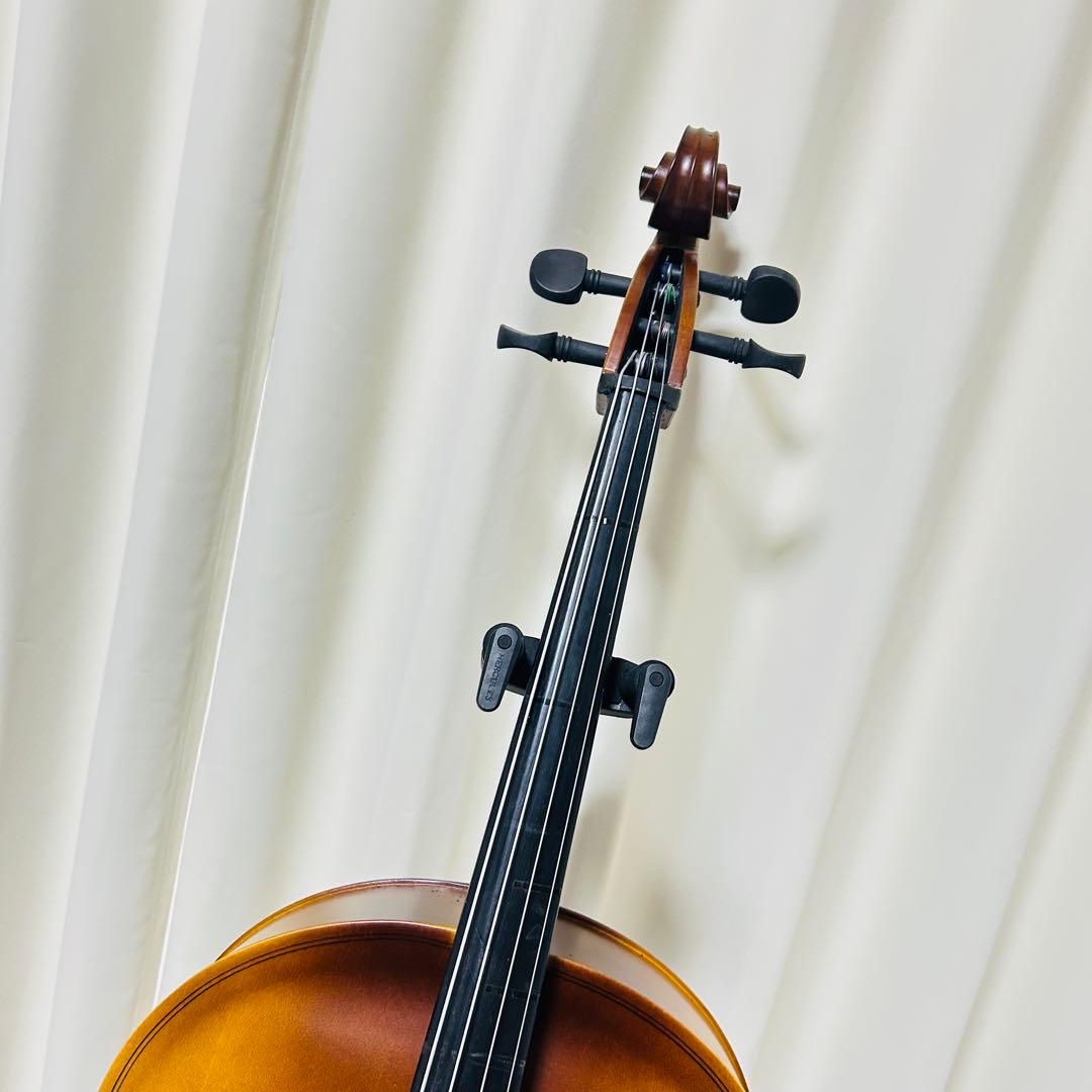 【極美品】チェロ 4/4フルサイズ 弓付き 入門 初心者 弦楽器