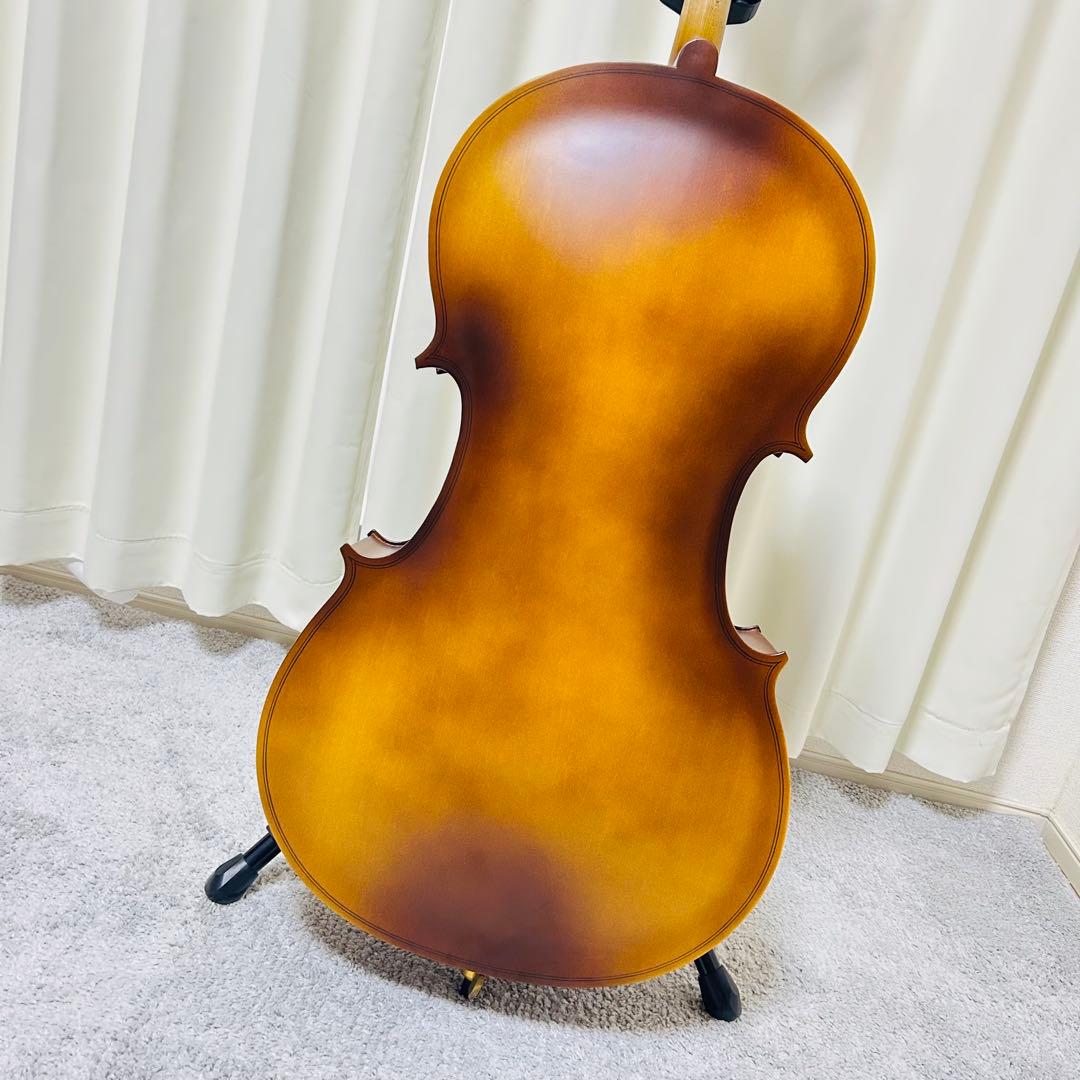 【極美品】チェロ 4/4フルサイズ 弓付き 入門 初心者 弦楽器
