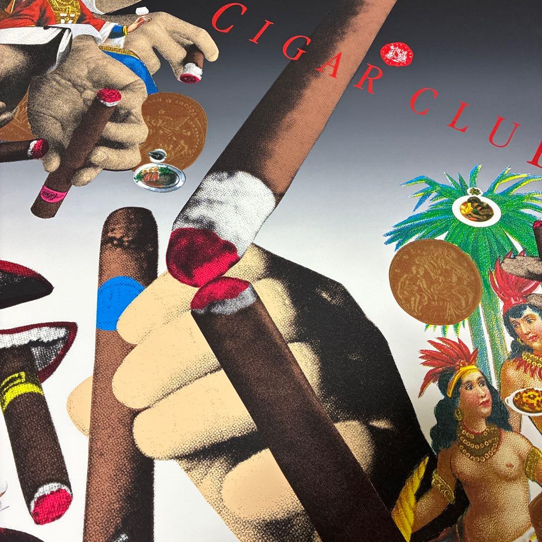 横尾忠則ポスター★CIGAR CLUB ★シルクスクリーン