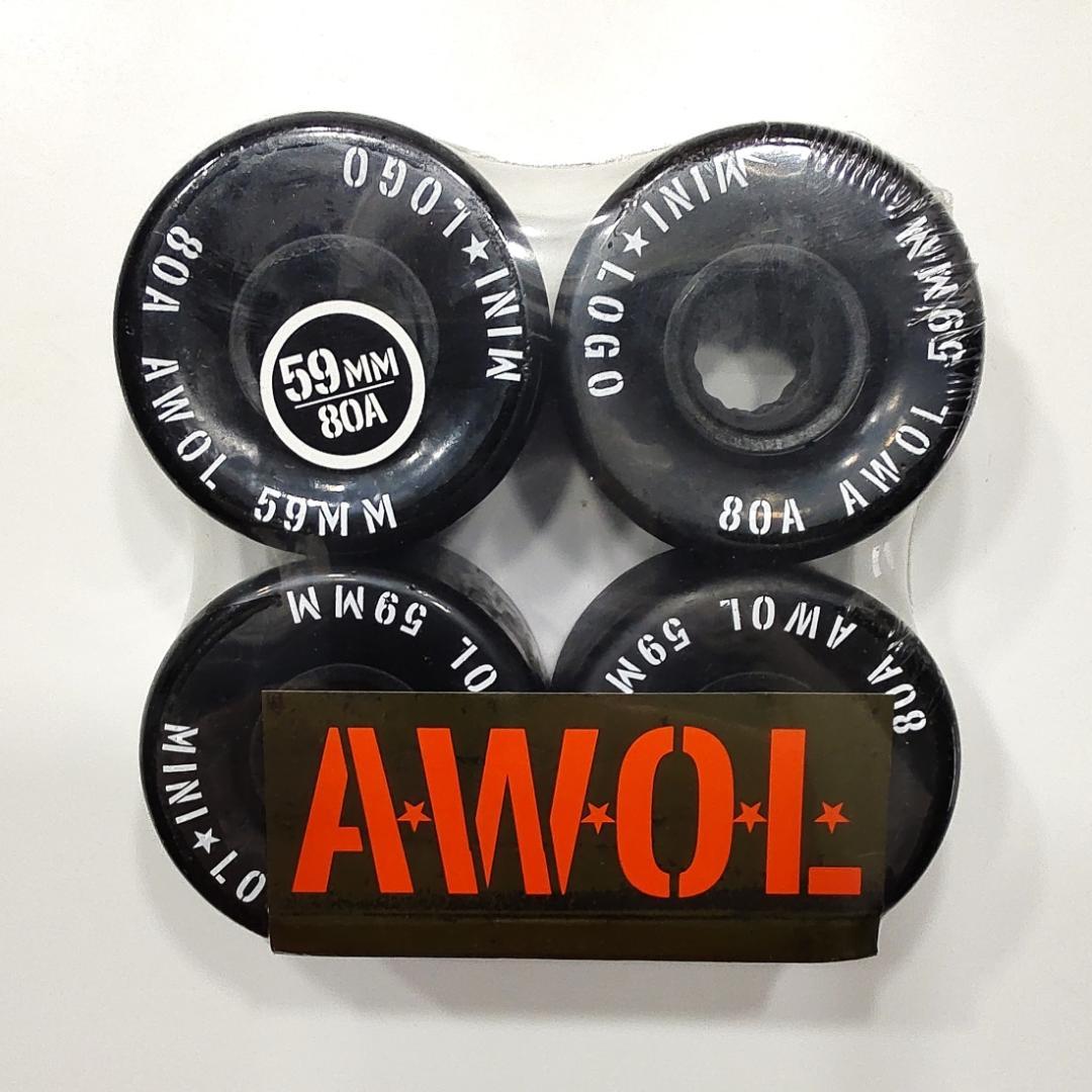 ミニロゴ MINI-LOGO WHEEL AWOL 80A 59mm BLACK