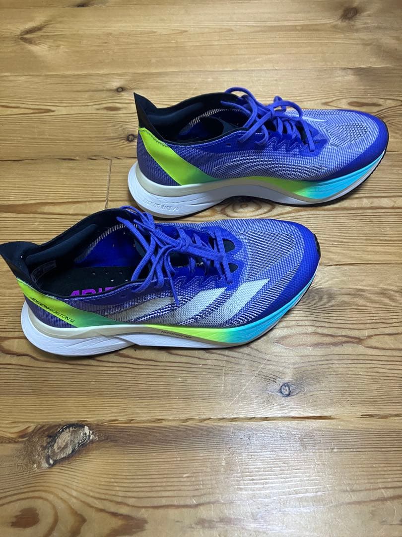 【美品】adidas adizero ボストン12 25.0cm
