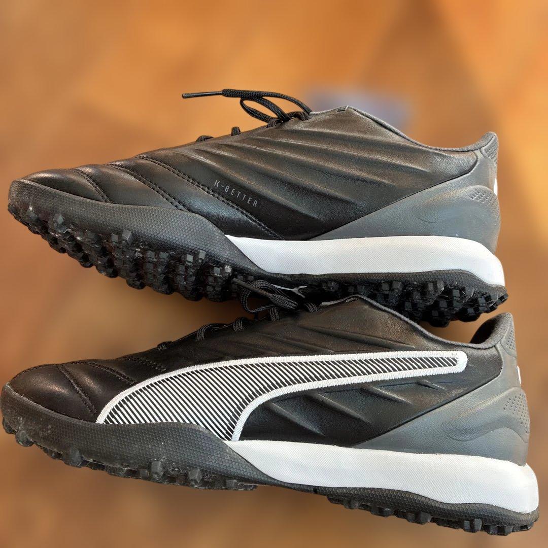 新品　PUMA サッカー　トレシュー　キング　プロ　25㎝　黒　プーマ