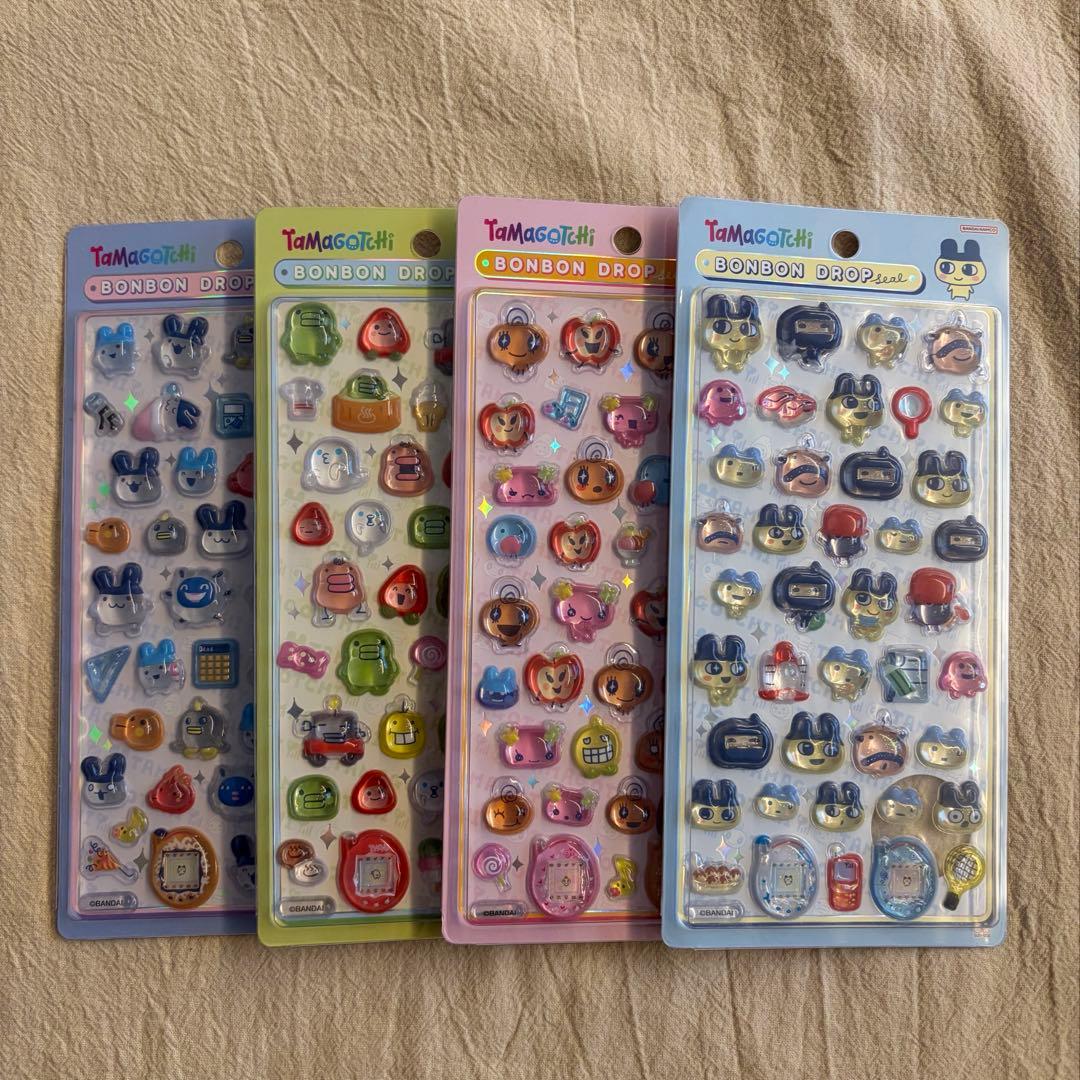 正規品/たまごっち、まめっち、みみっち、めめっち、くちぱっち4枚セット