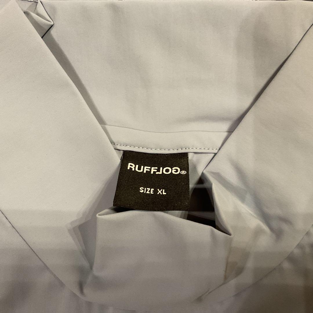 RFLG BACK LOGO MOCK NECK TEE サイズXLブルーグレー