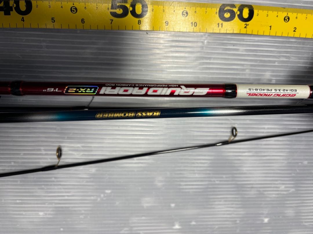 スクイットアオリ　RX-2 7.6ft美品&未使用　バスロッド5.6ft