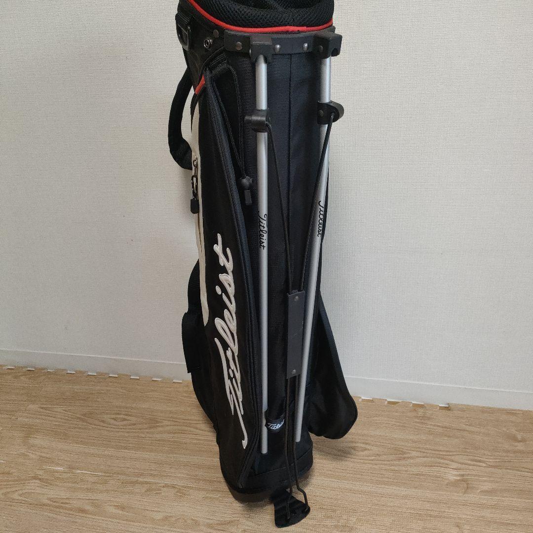 Titleist ゴルフバッグ ブラック 5分割　スタンド付