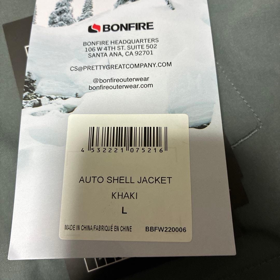 定価3.7万 ボンファイア ジャケット AUTO SHELL JACKET L