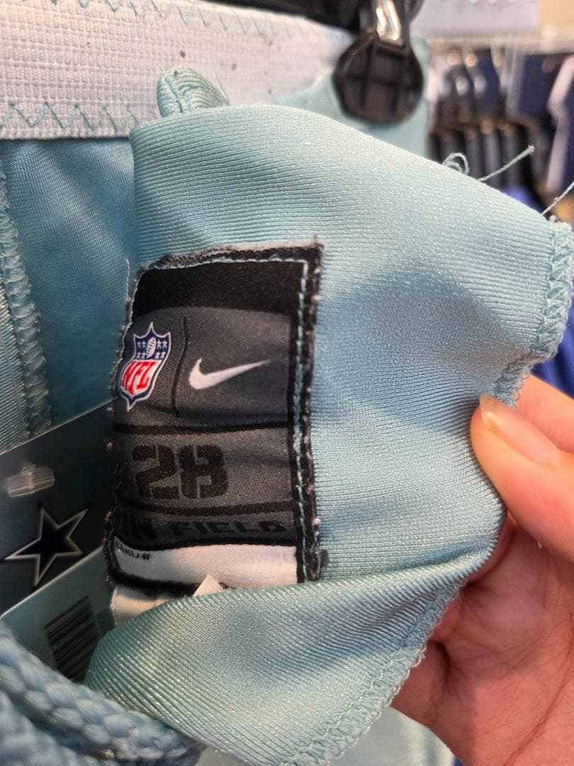 NIKE NFL フットボール ゲームパンツ ライトブルー
