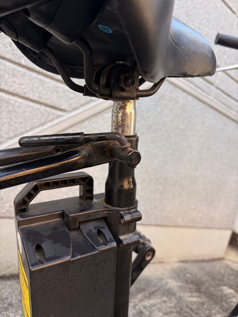 電動アシスト自転車 ブラック 前カゴ付き