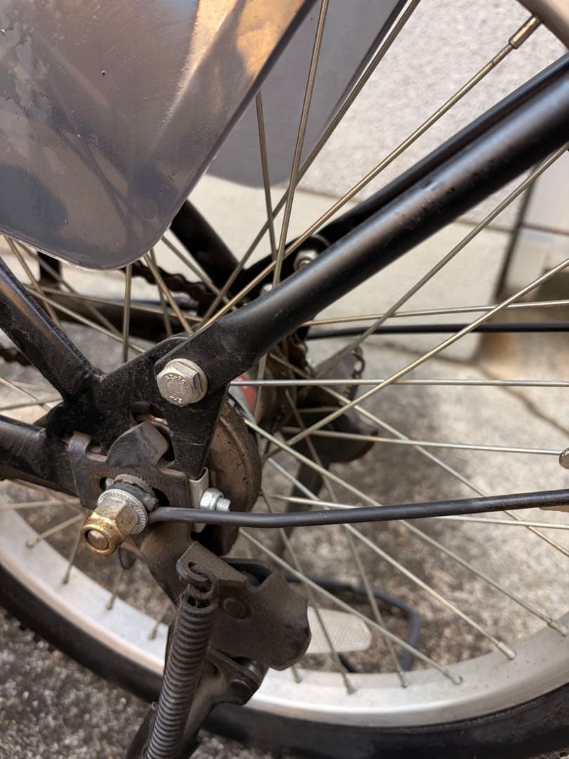 電動アシスト自転車 ブラック 前カゴ付き