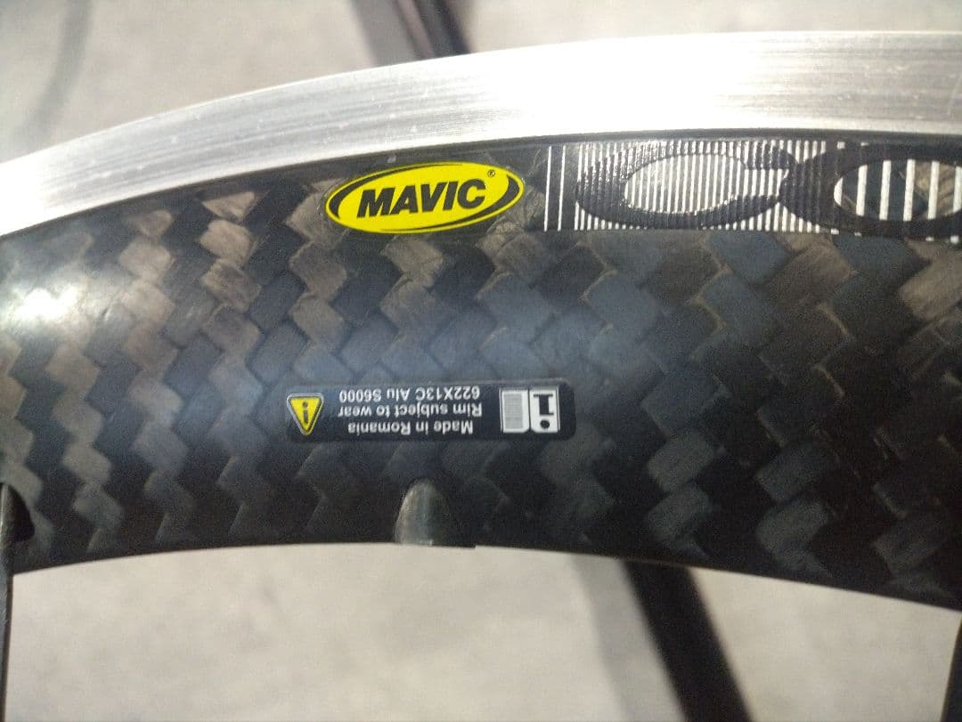 ★mavic カーボン ハイブリッドリム クリンチャーホイール 622-13c★