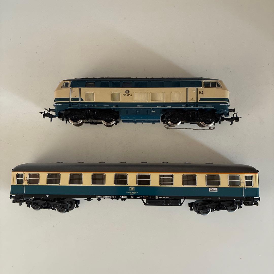 メルクリン HO 3674 4111 タルキス色 機関車セット稼働品 元箱入