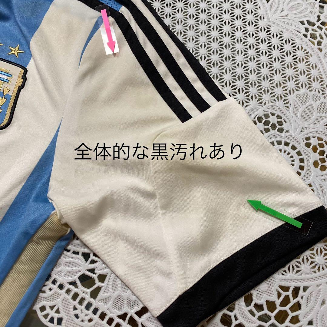 『adidas』アディダス（F）白/青/黒/Tシャツ/Vネック/刺繍ロゴ/半袖