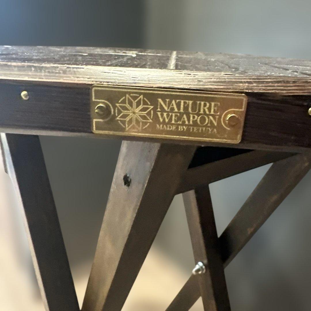 NATURE WEAPON 木製六角形アウトドアテーブル