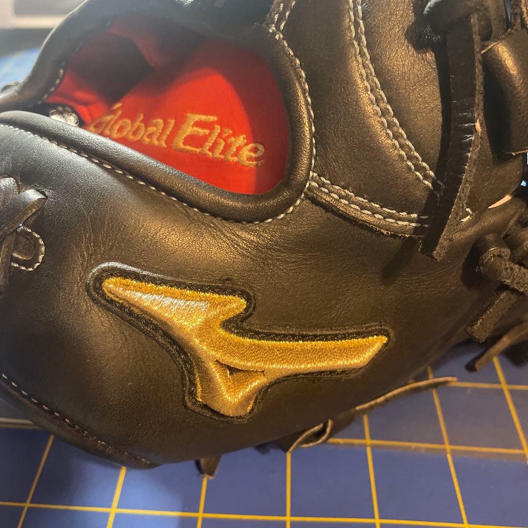 Mizuno Global Elite 一般軟式グローブ 黒