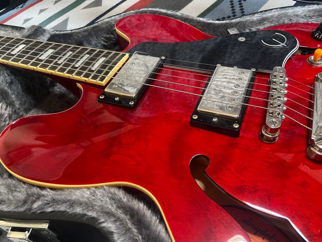 限定　美品　Epiphone ES-335 PROカスタムショプ　ギブソン　杢