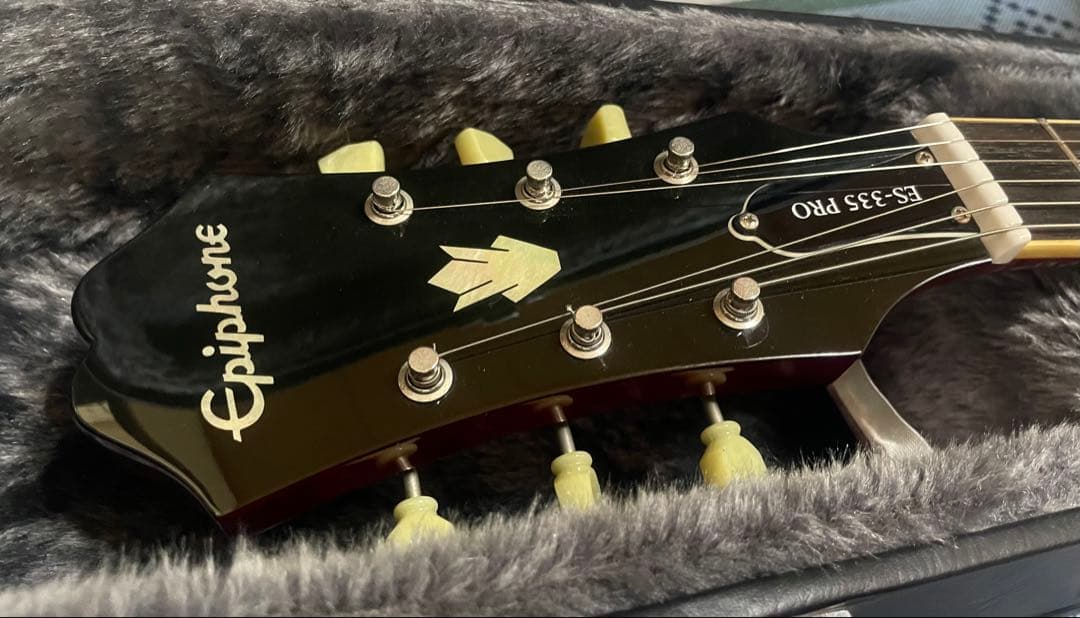 限定　美品　Epiphone ES-335 PROカスタムショプ　ギブソン　杢