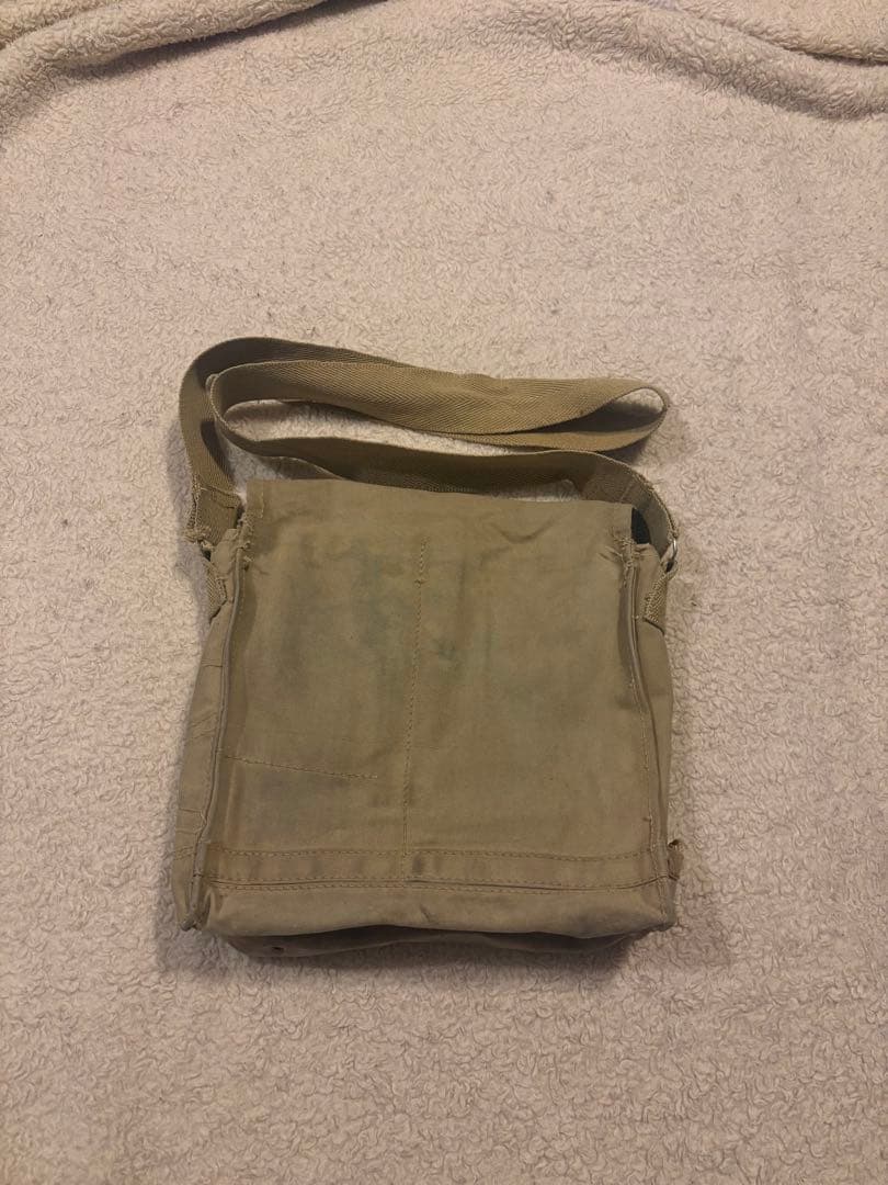 40s 英国軍 MK7 ガスマスクバッグ