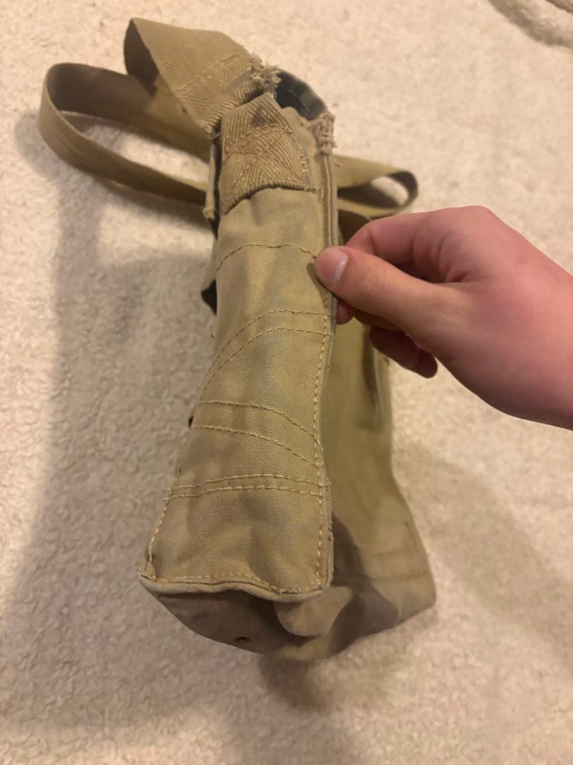 40s 英国軍 MK7 ガスマスクバッグ