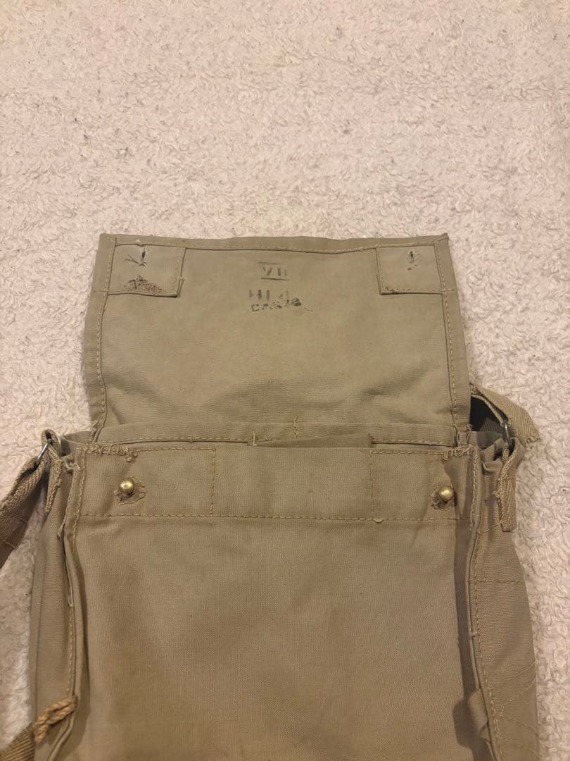 40s 英国軍 MK7 ガスマスクバッグ