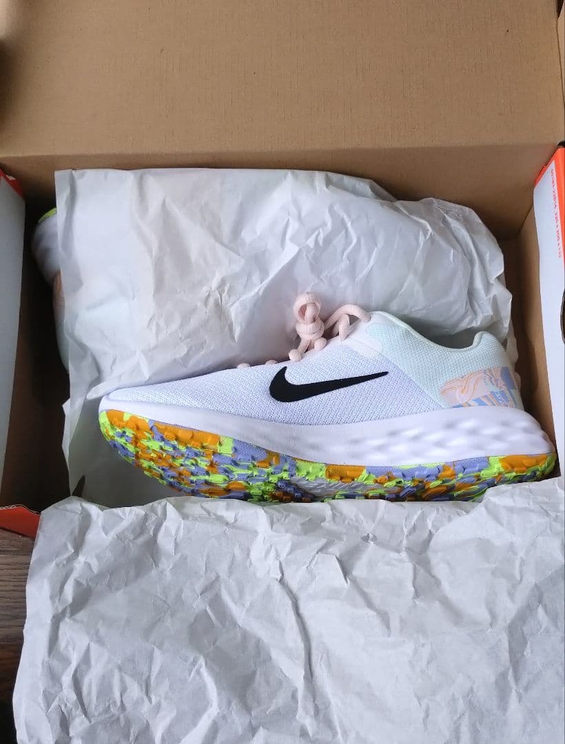 ナイキ　レボリューション6　シューズ　NIKE　ピンク　24cm　スニーカー