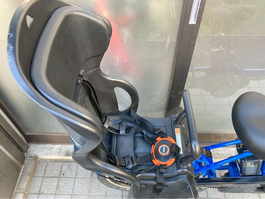 中古電動自転車　ヤマハ pas babby 20インチ ブルー 横浜　№3737