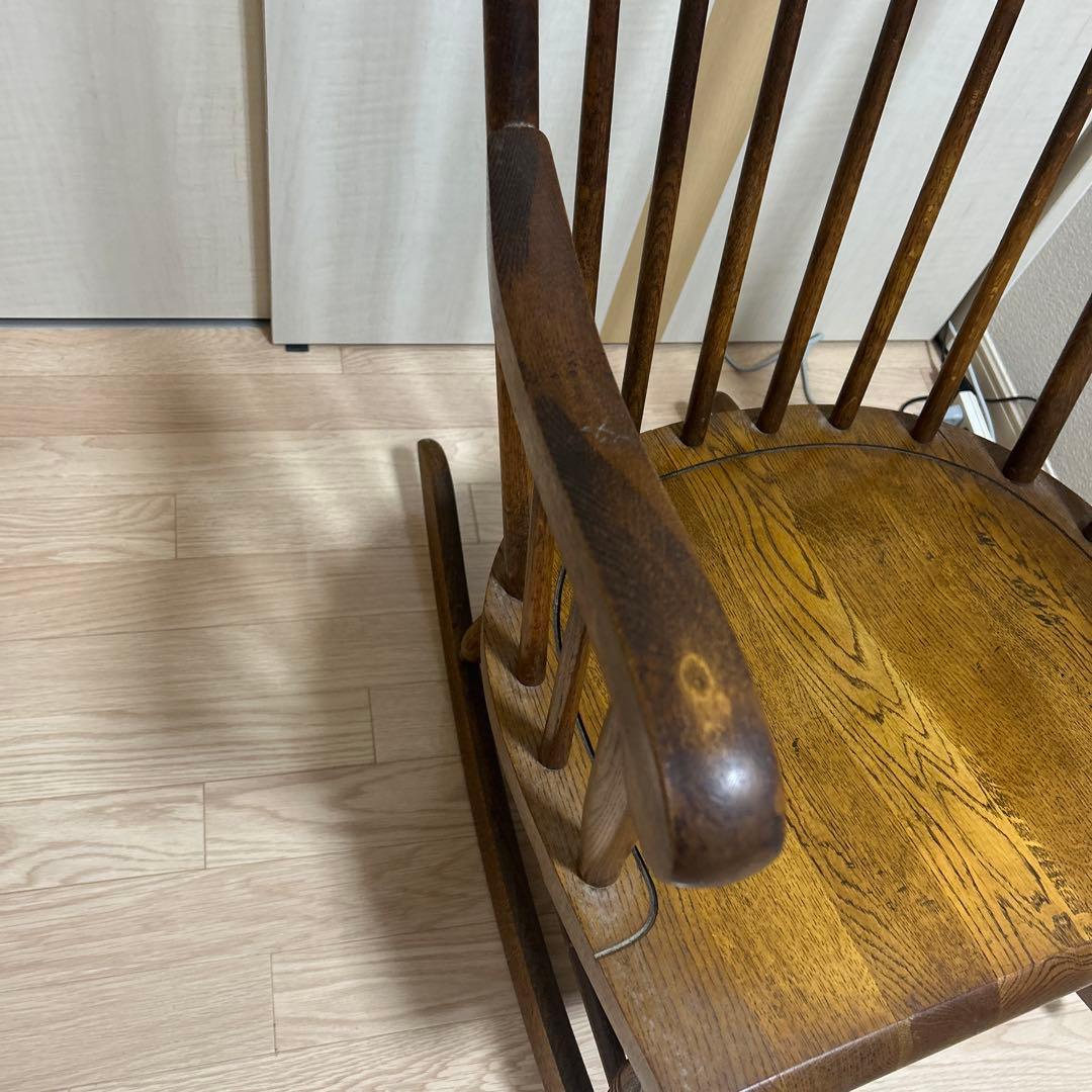 美品✨HIDA 飛騨産業 穂高 ロッキングチェア キツツキ