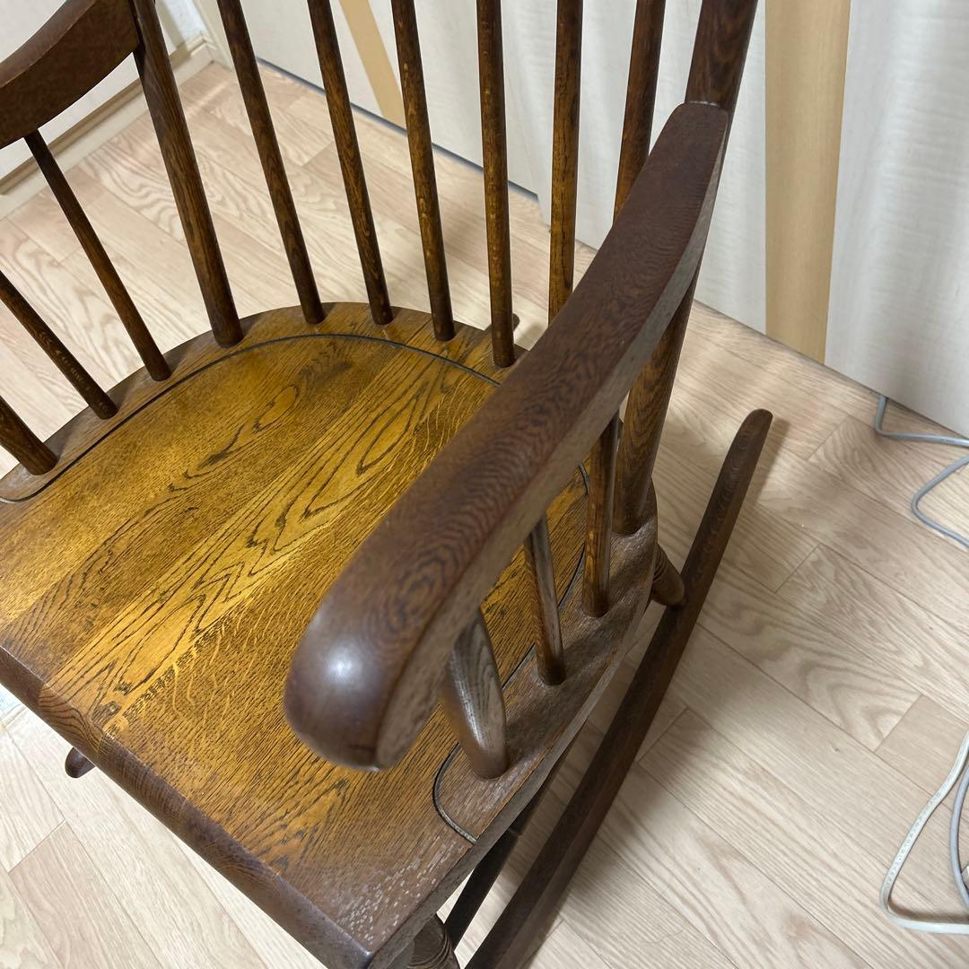 美品✨HIDA 飛騨産業 穂高 ロッキングチェア キツツキ