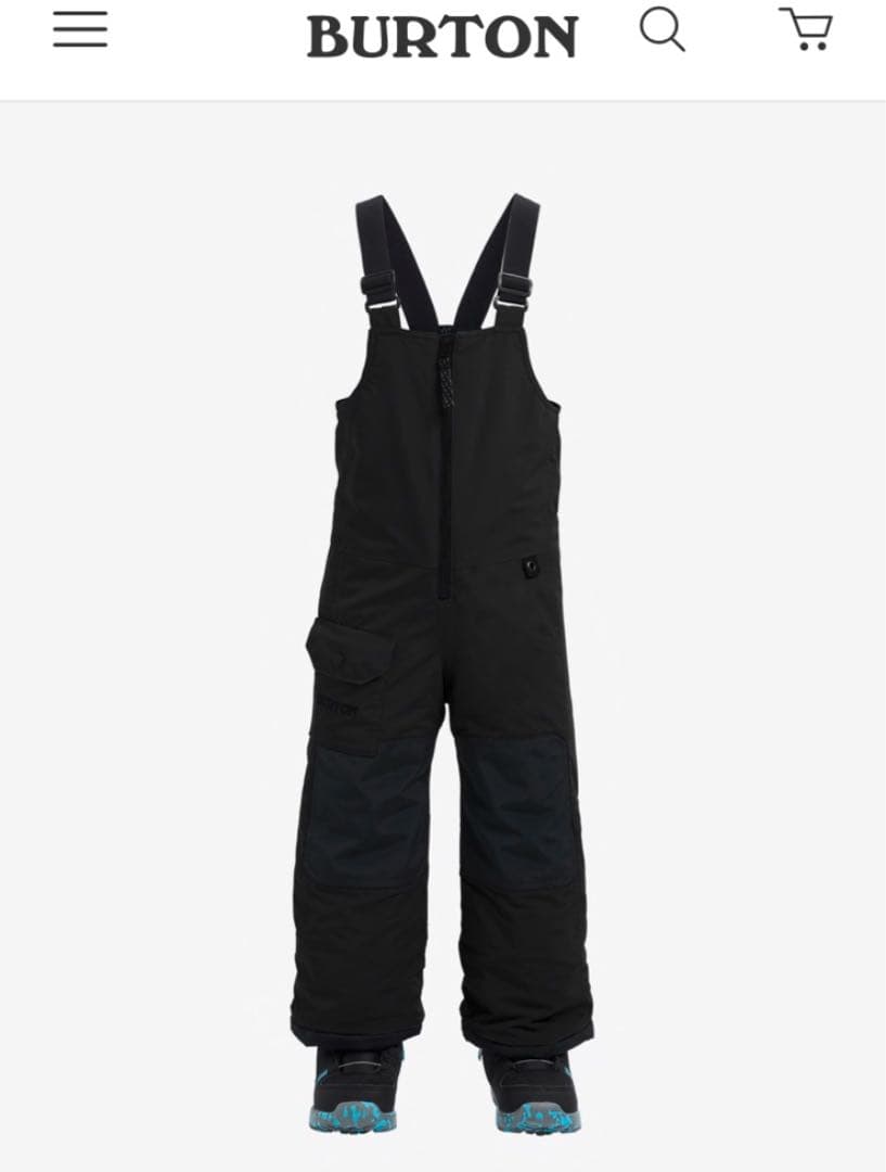 BURTON ジュニア2Tキッズ スノーボードウェア (美品上下セット販売)