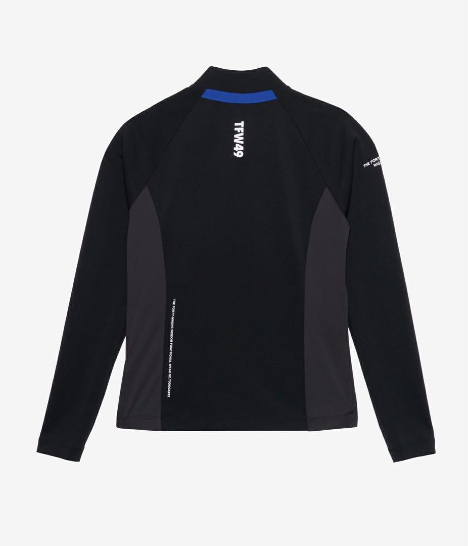 TFW49 MOCK NECK HALF ZIP サイズM ブラック