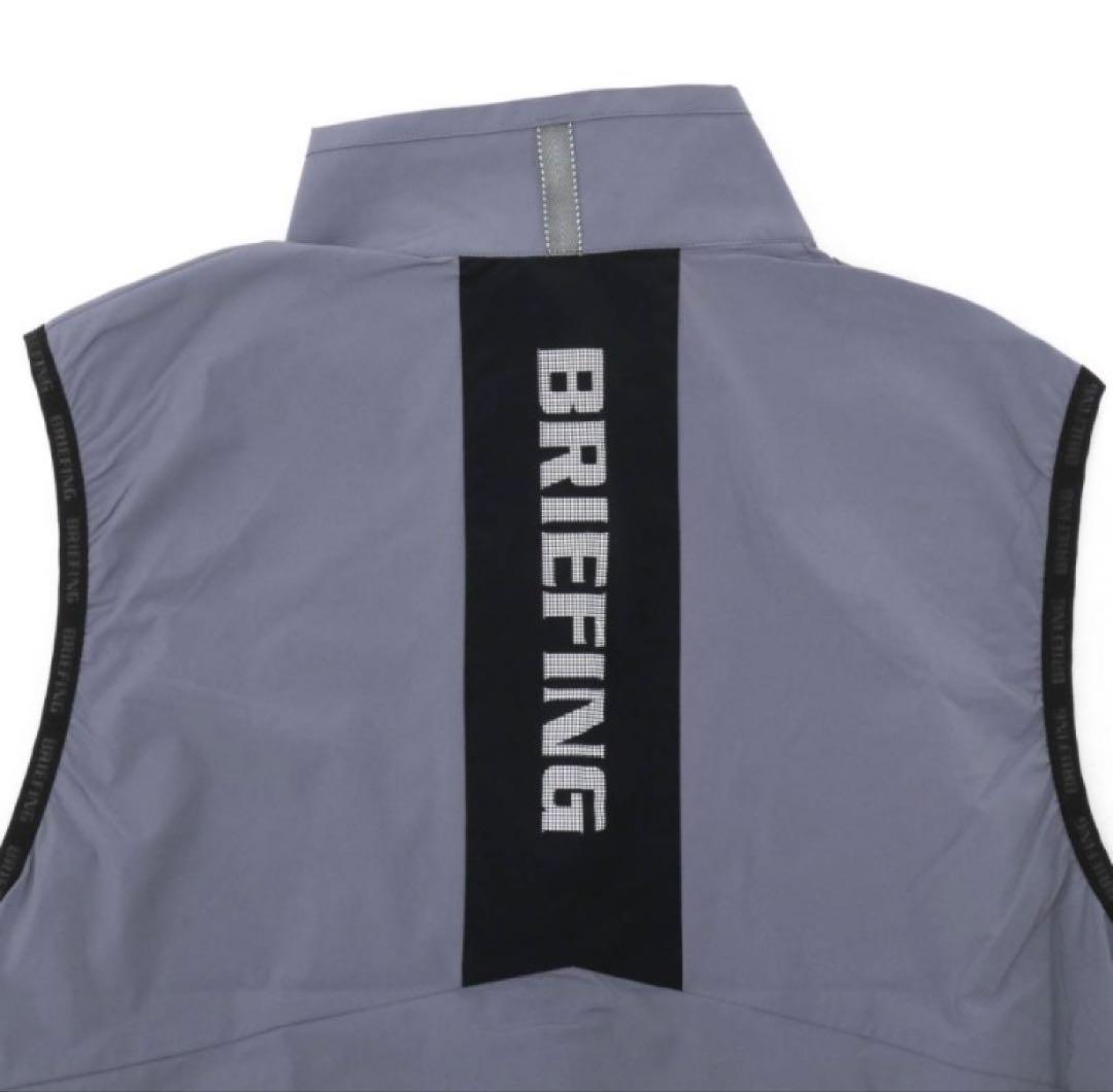 【新品】BRIEFING ブリーフィング ウインド ベスト グレー L