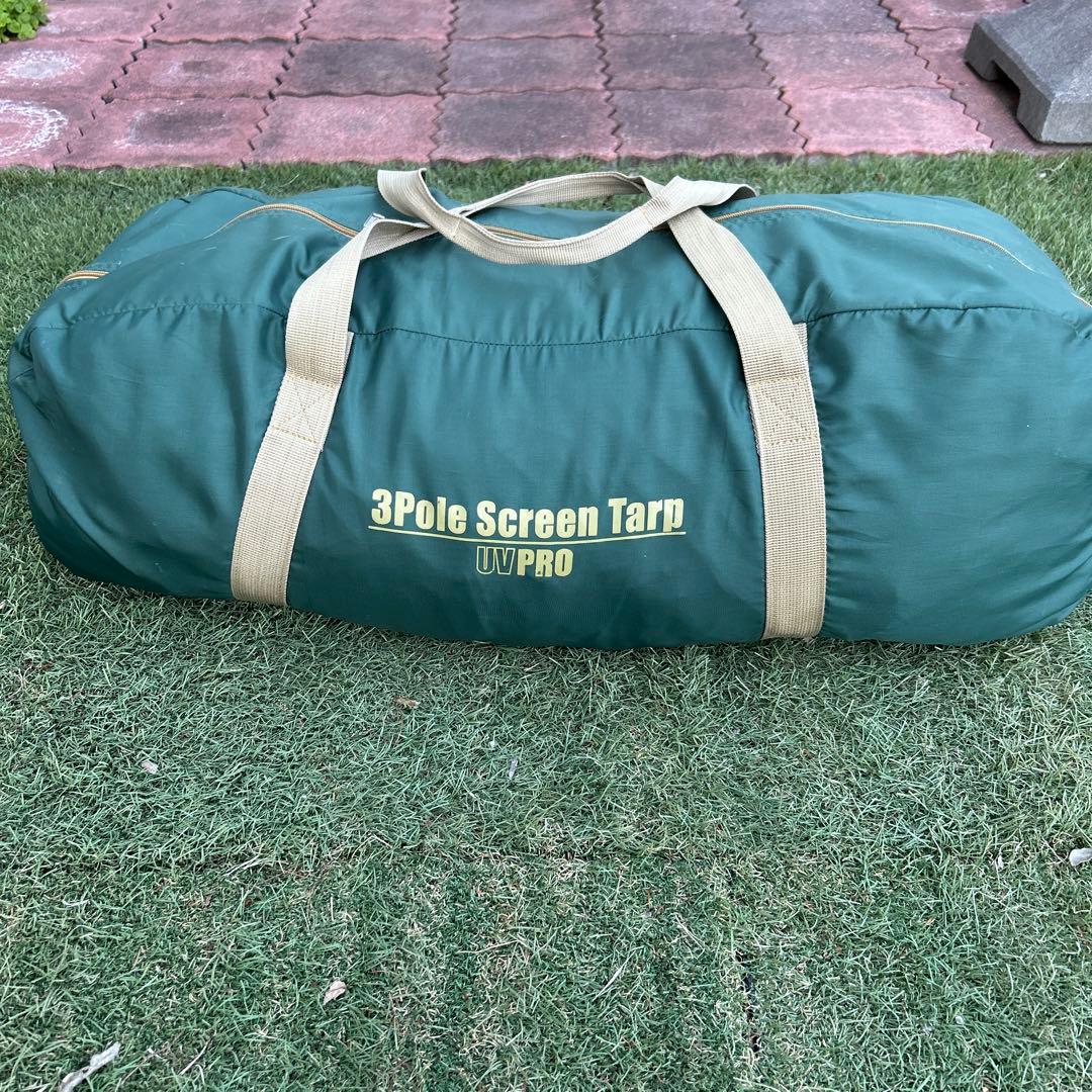 Coleman 3Pole Screen Tarp 付属品完備
