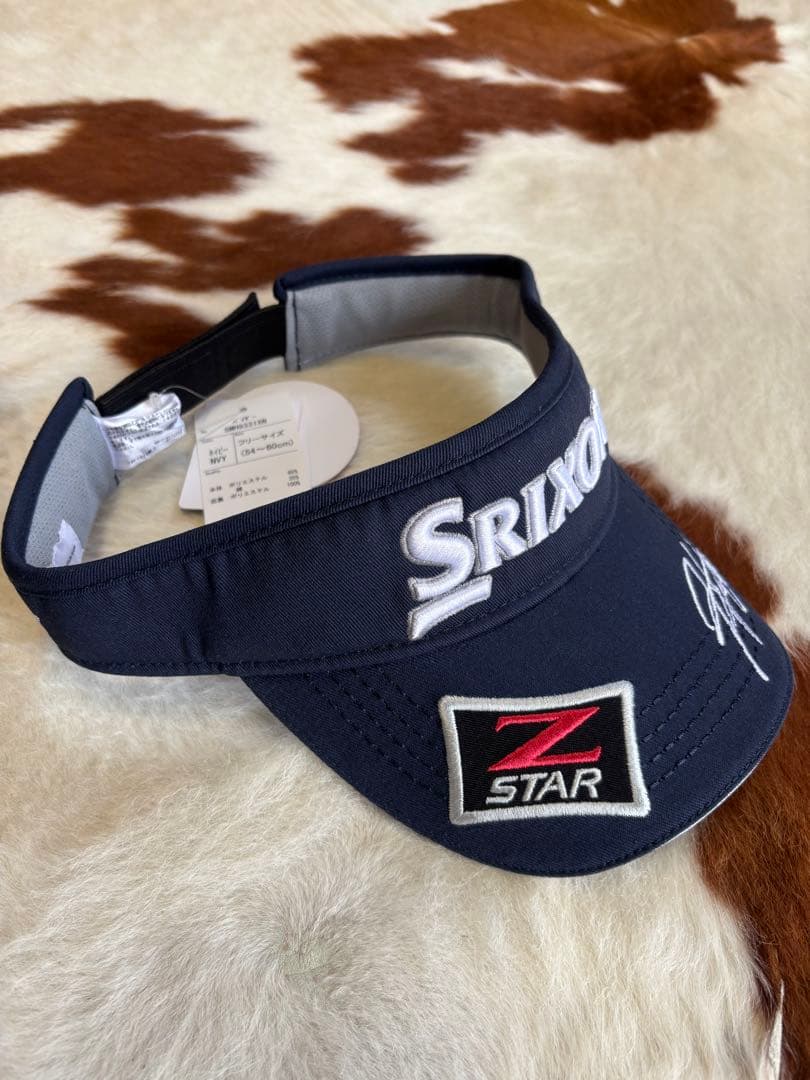 新品未使用 非売品 SRIXONゴルフサンバイザー 松山英樹モデル サイン入り