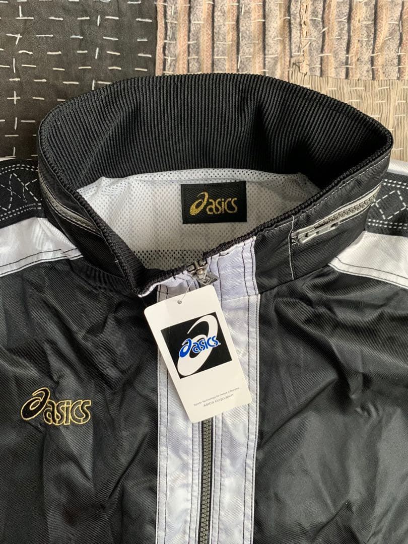 未使用品 90s asics ウインドブレーカー アシックス セットアップ