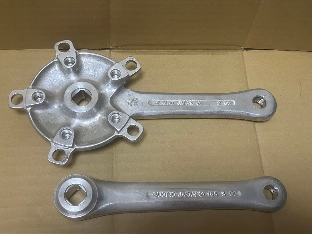 中古SUGINO クランク TT ピスト ファニー sugino75 トラック
