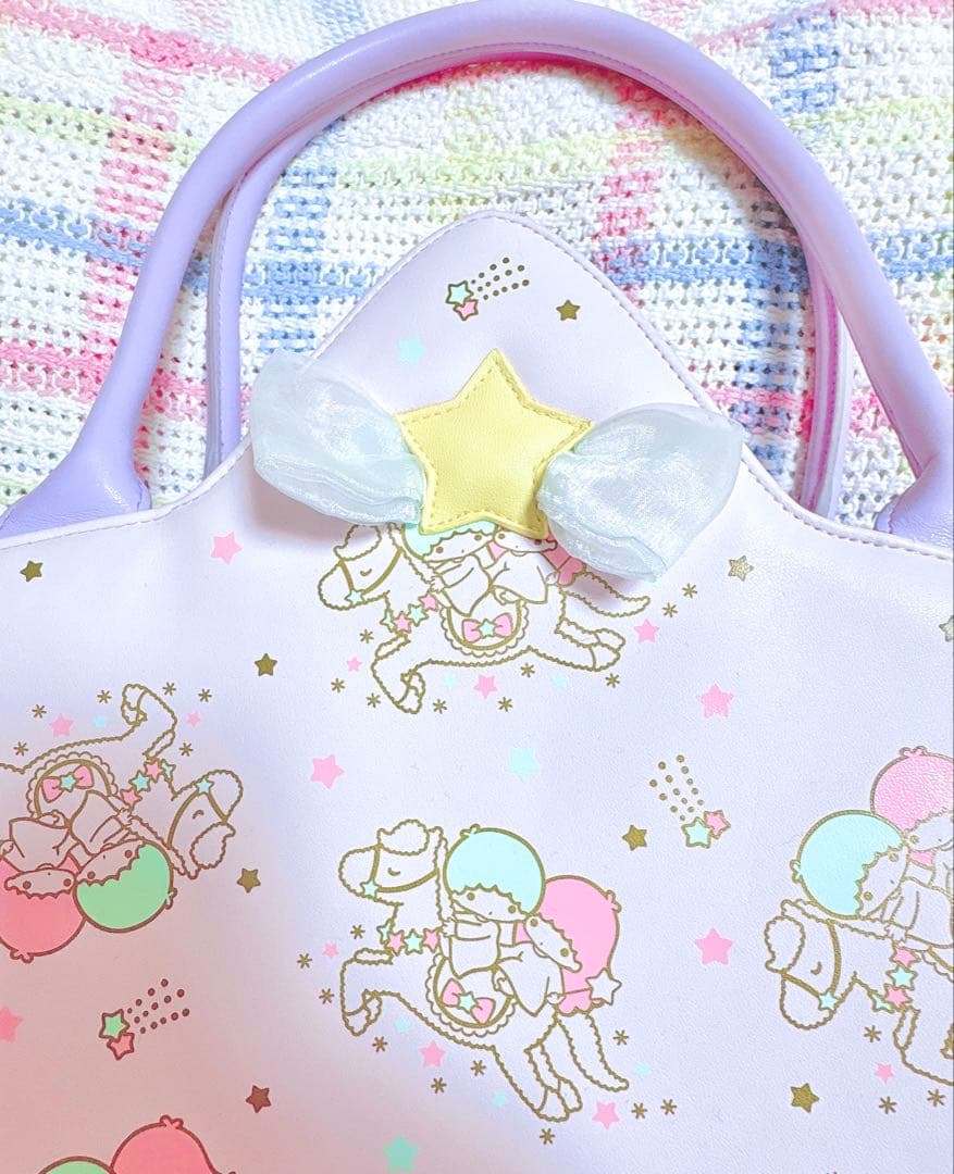 キキララ サンリオ 星型ハンドバッグ レア