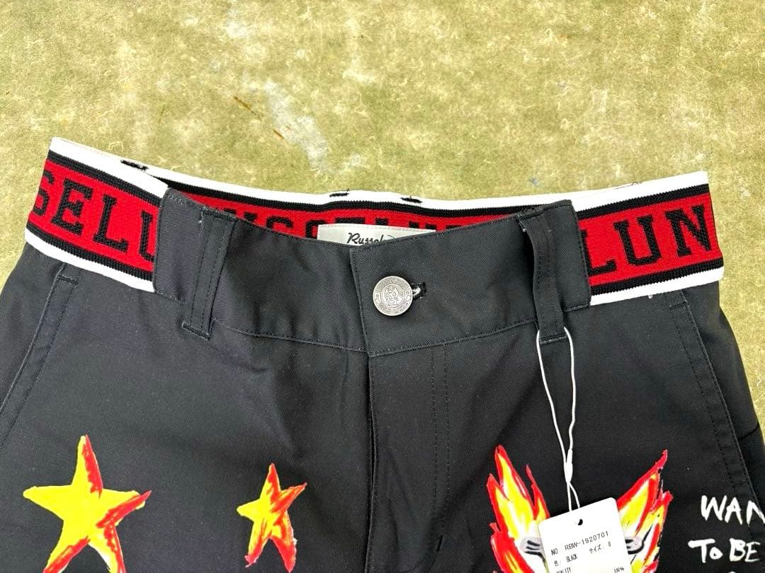 【新品未使用】Russeluno ゴルフパンツ ブラック細身 定価30,800円