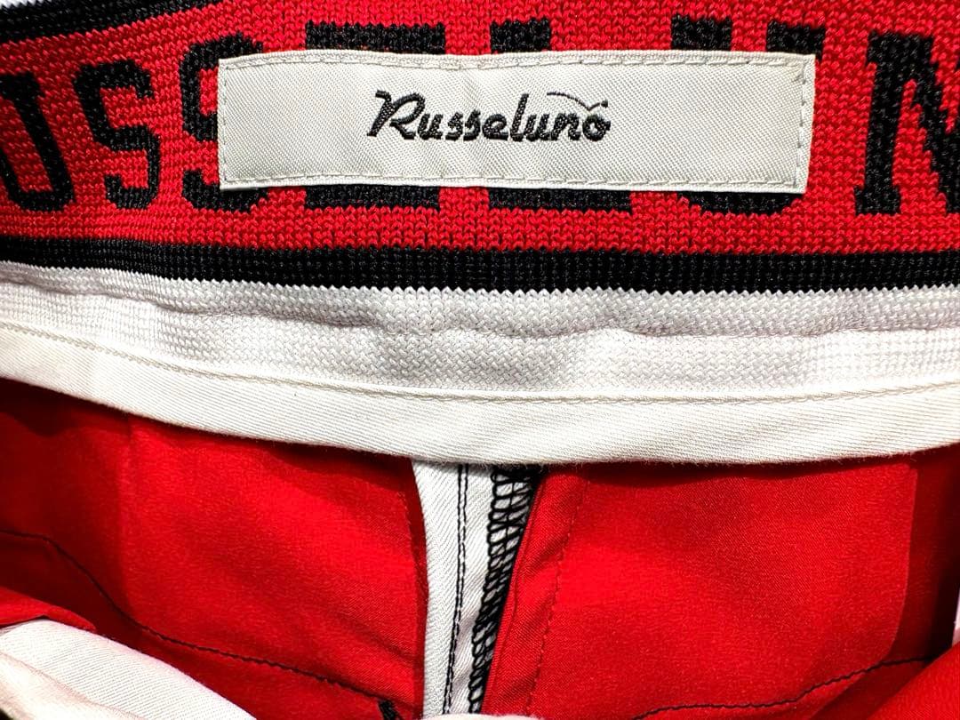 【新品未使用】Russeluno ゴルフパンツ ブラック細身 定価30,800円