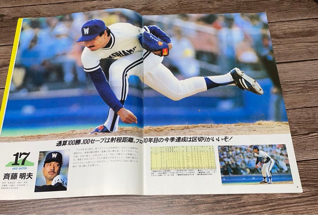 ★昭和レトロ★大洋ホエールズ★ファンブック★1986年★