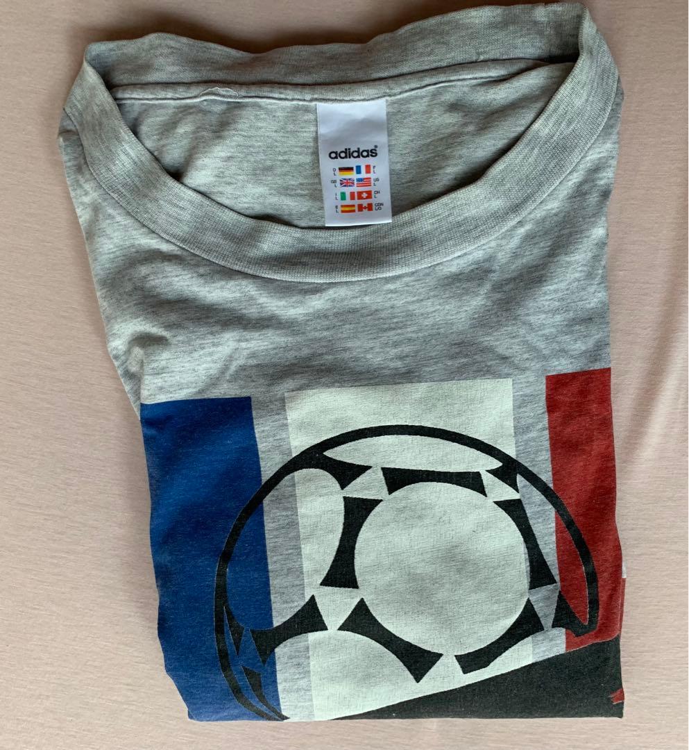 '98フランスWC adidas大会公認Tシャツ(希少デザイン)