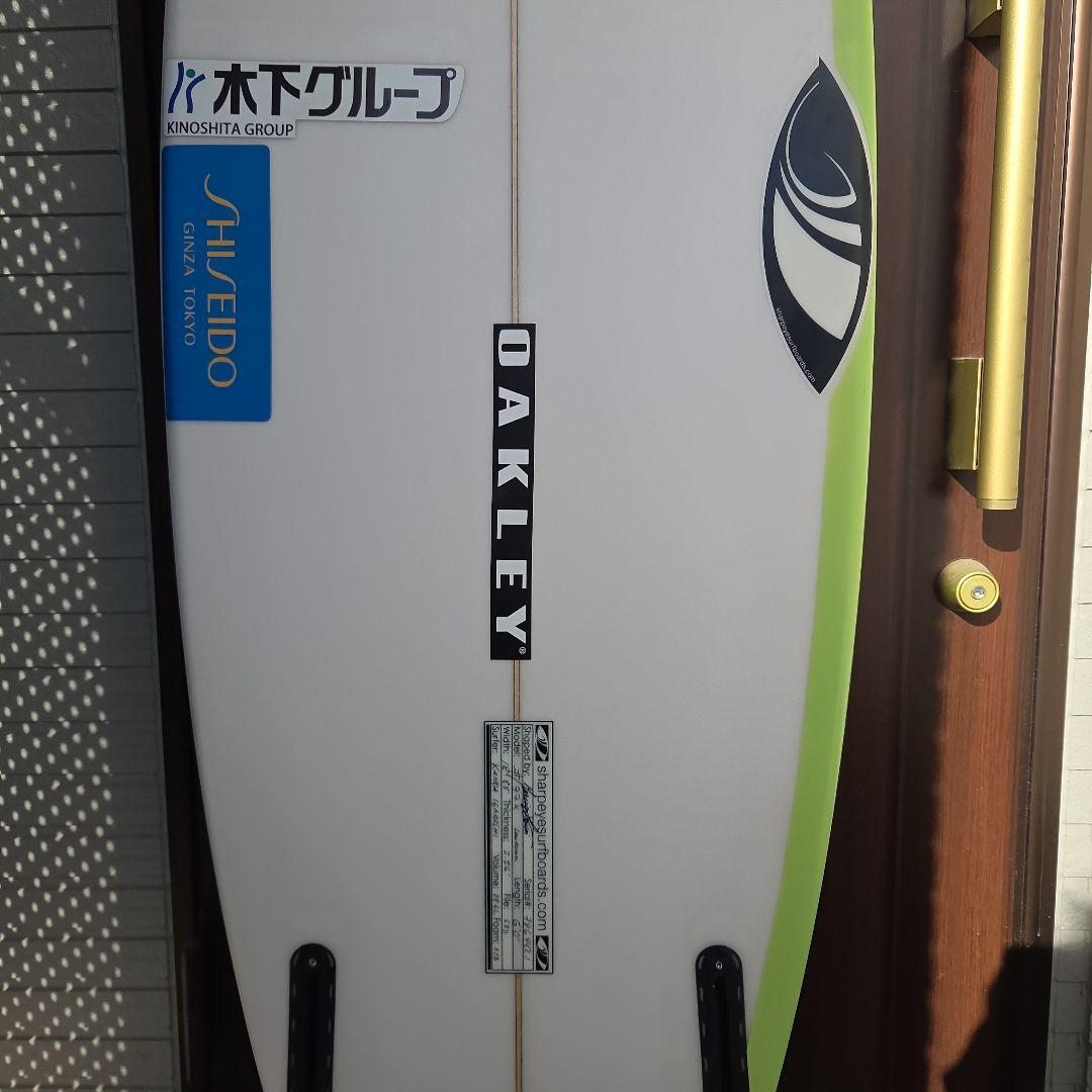 五十嵐カノア本人使用シャープアイサーフボード
