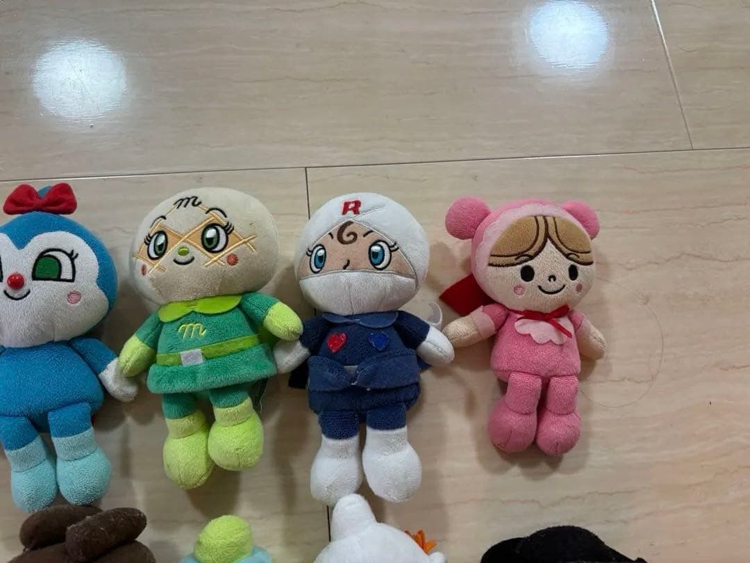 アンパンマン プリちぃビーンズ　ぬいぐるみ 37体フルセット
