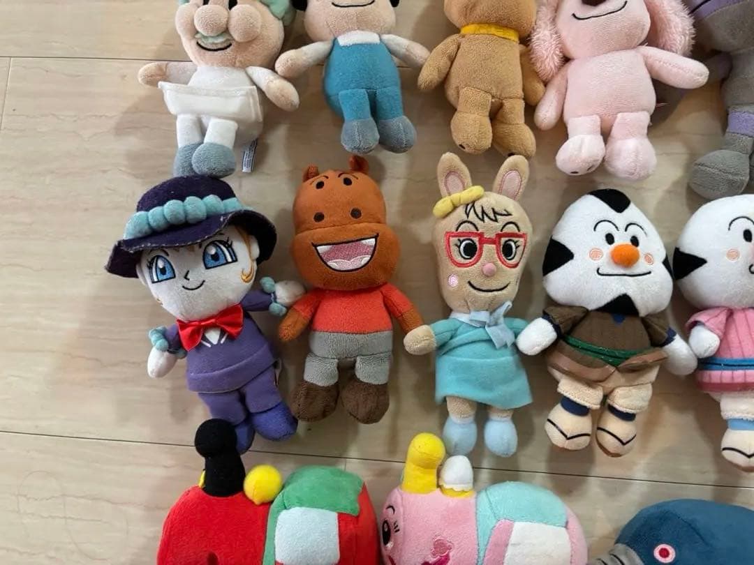 アンパンマン プリちぃビーンズ　ぬいぐるみ 37体フルセット