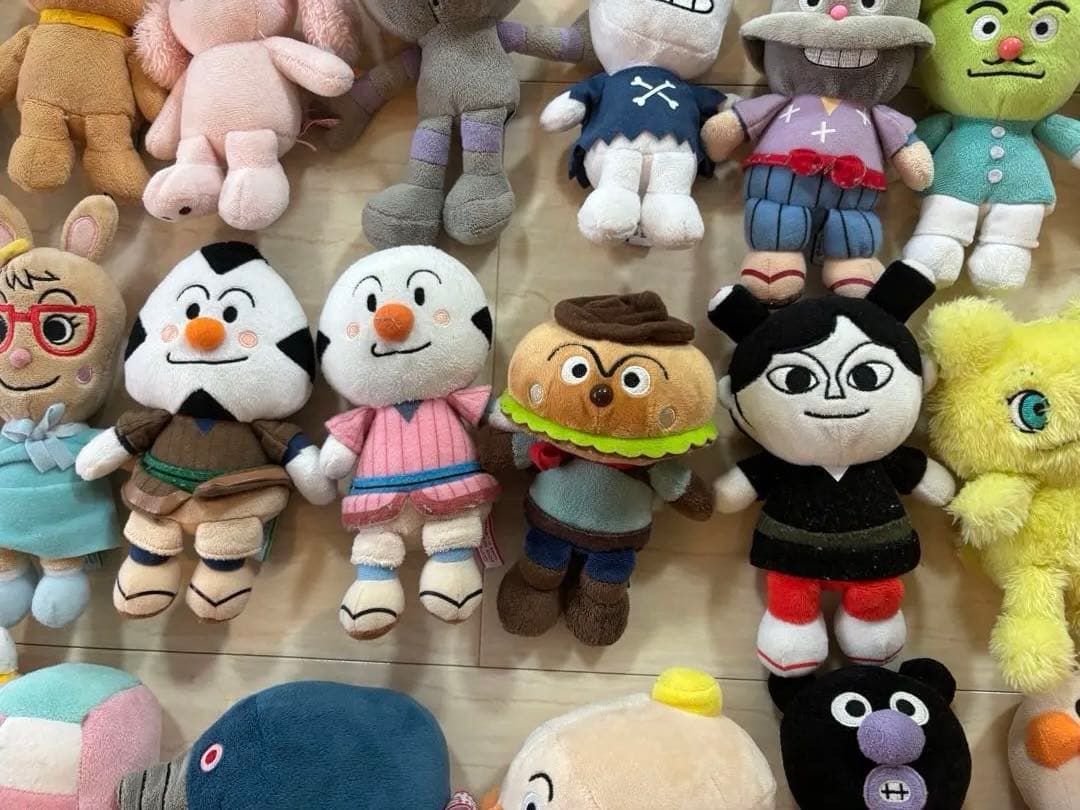 アンパンマン プリちぃビーンズ　ぬいぐるみ 37体フルセット