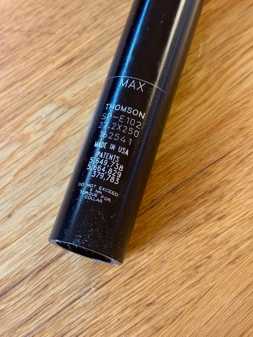 パーツ *THOMSON* elite seatpost (black)