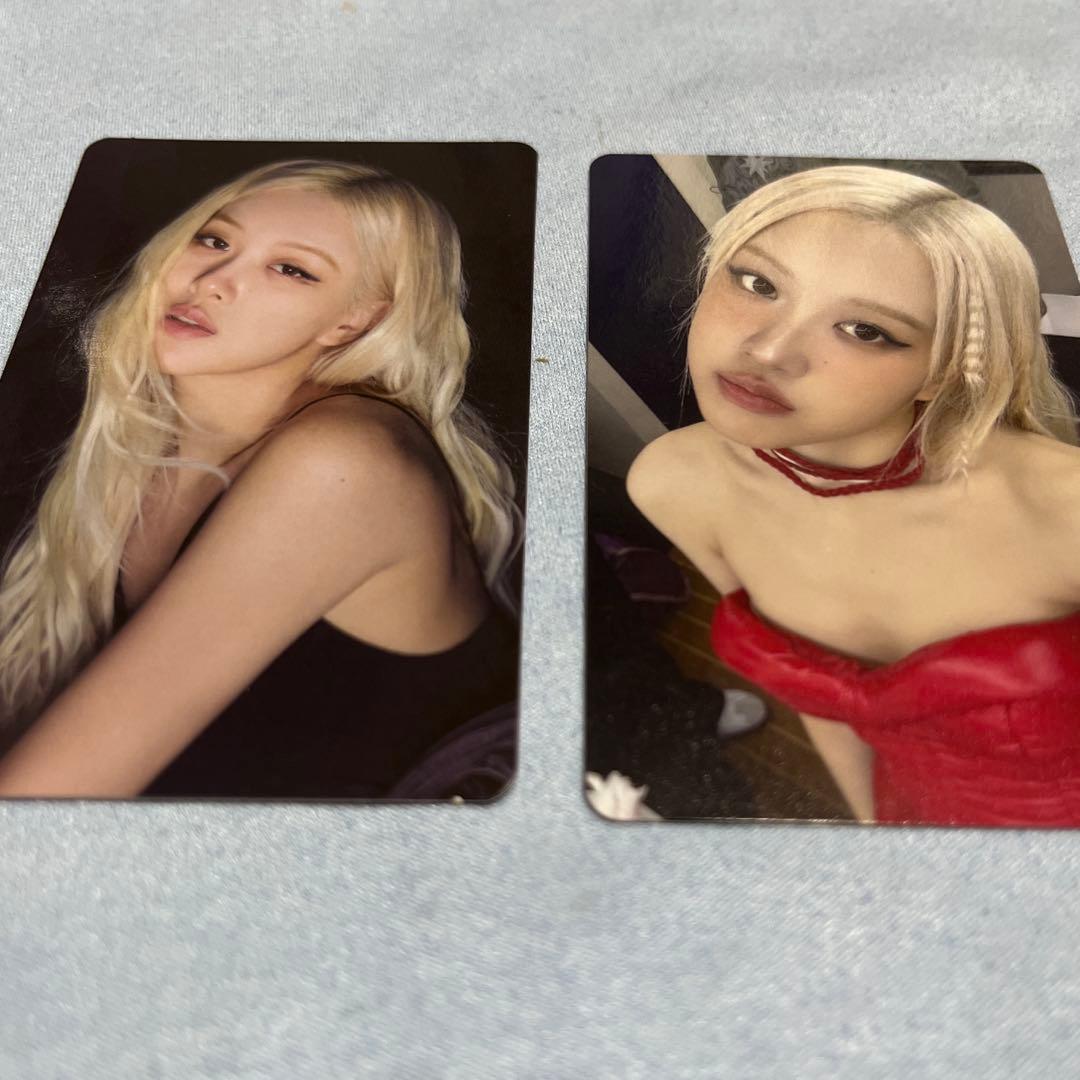 BLACKPINK rosé ポップアップ折り畳み傘トレカ2枚と袋付き新品未使用