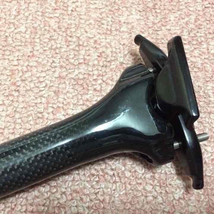 新品☆フルカーボンシートポスト 27.2mm MTB/ロードバイクに！送料無料