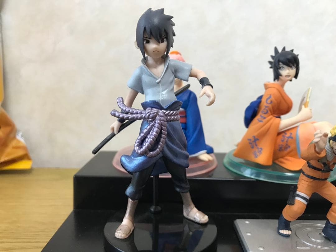 激レア非売品 映画NARUTO-ナルト-疾風伝 絆 垂れ幕＋フィギュア6体セット